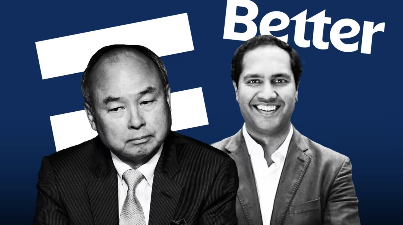 软银对美国抵押贷款公司Better的赌注失败了