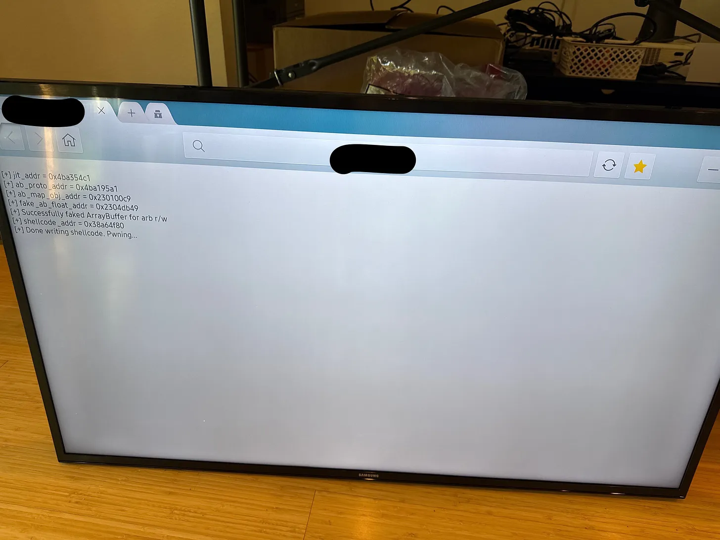 Codex 入侵了一台 Samsung 电视