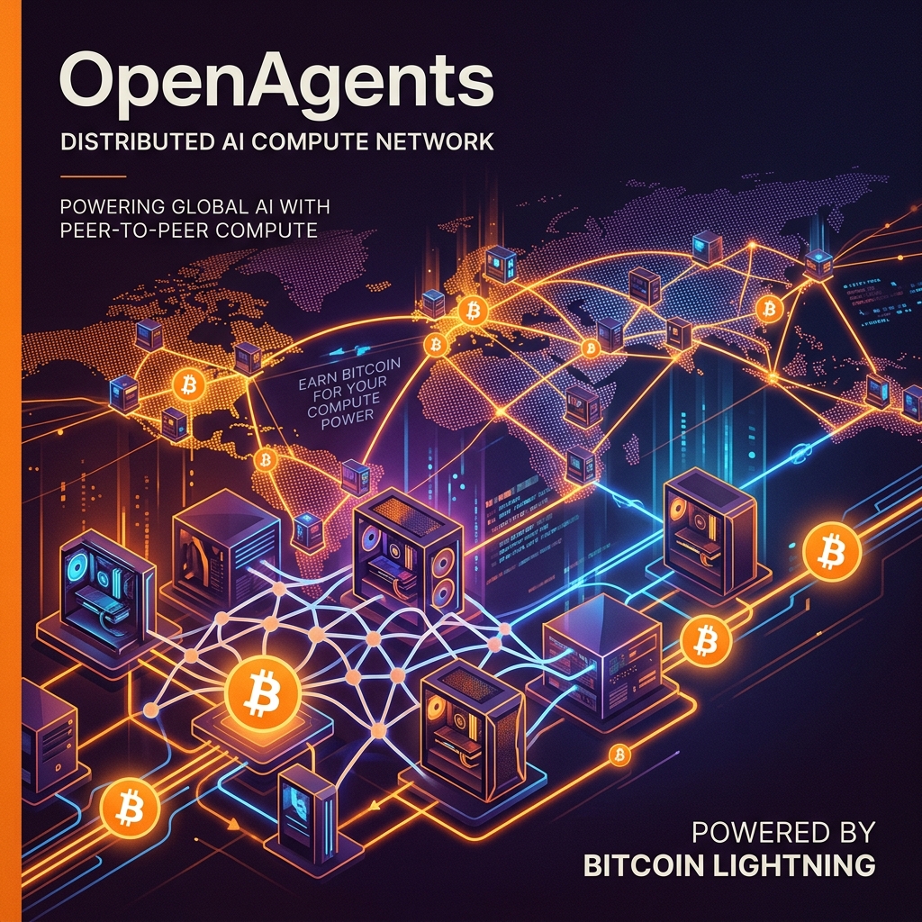 OpenAgents获130万美元种子轮融资：用比特币奖励玩家共享算力，挑战AWS和谷歌云