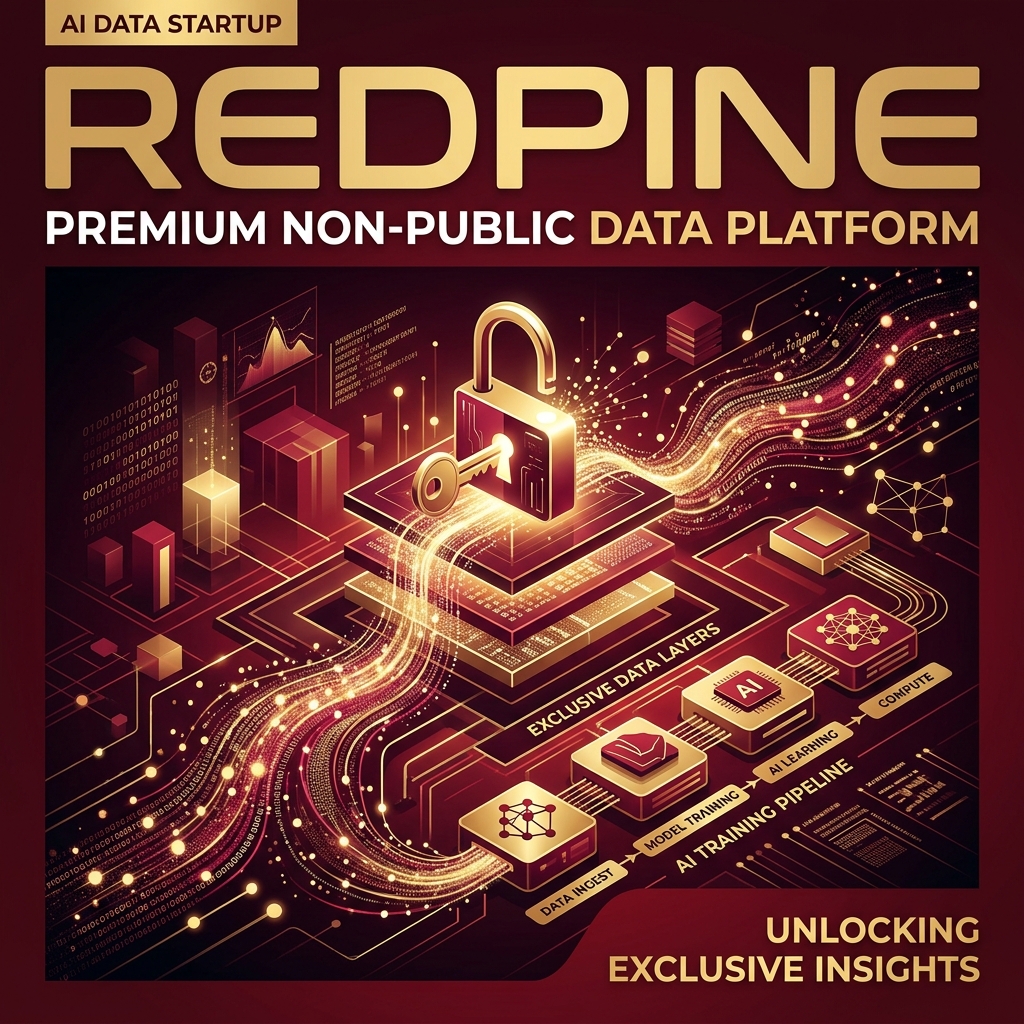 Redpine 完成约 1000 万美元融资：为 AI 公司打造稀缺数据资产的“暗金”市场