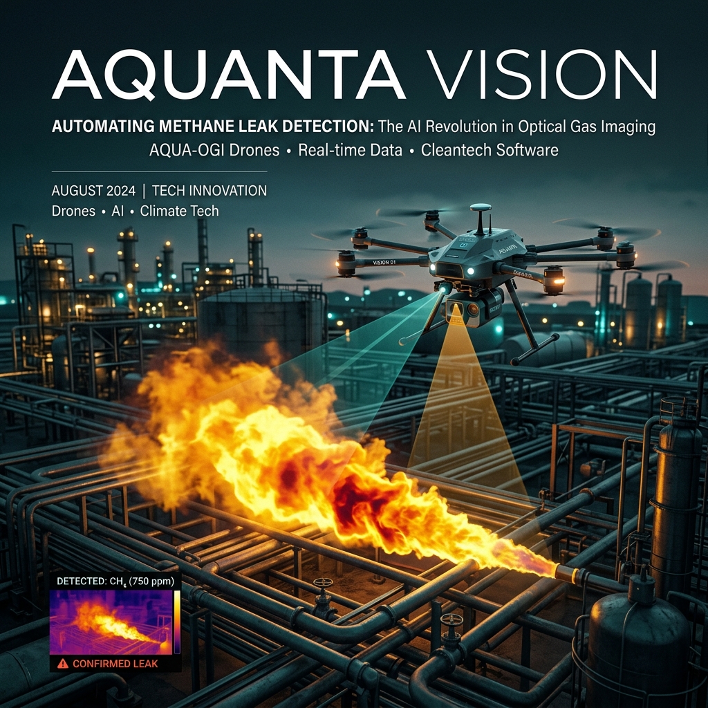 Aquanta Vision 完成种子轮融资:光学气体成像软件加速甲烷泄漏检测商业化
