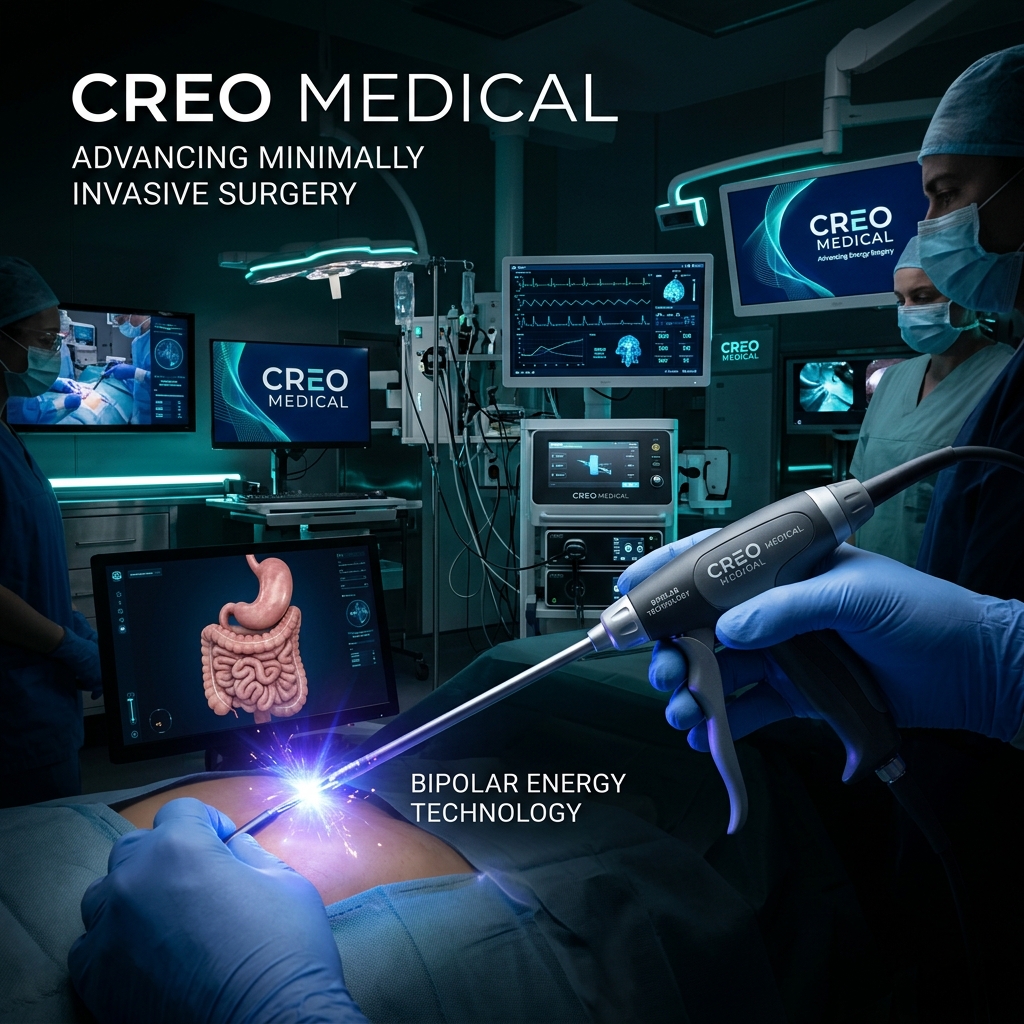 Creo Medical 溢价配股融资 550 万英镑：微创外科的能量技术革命，董事层亲自下注的信号