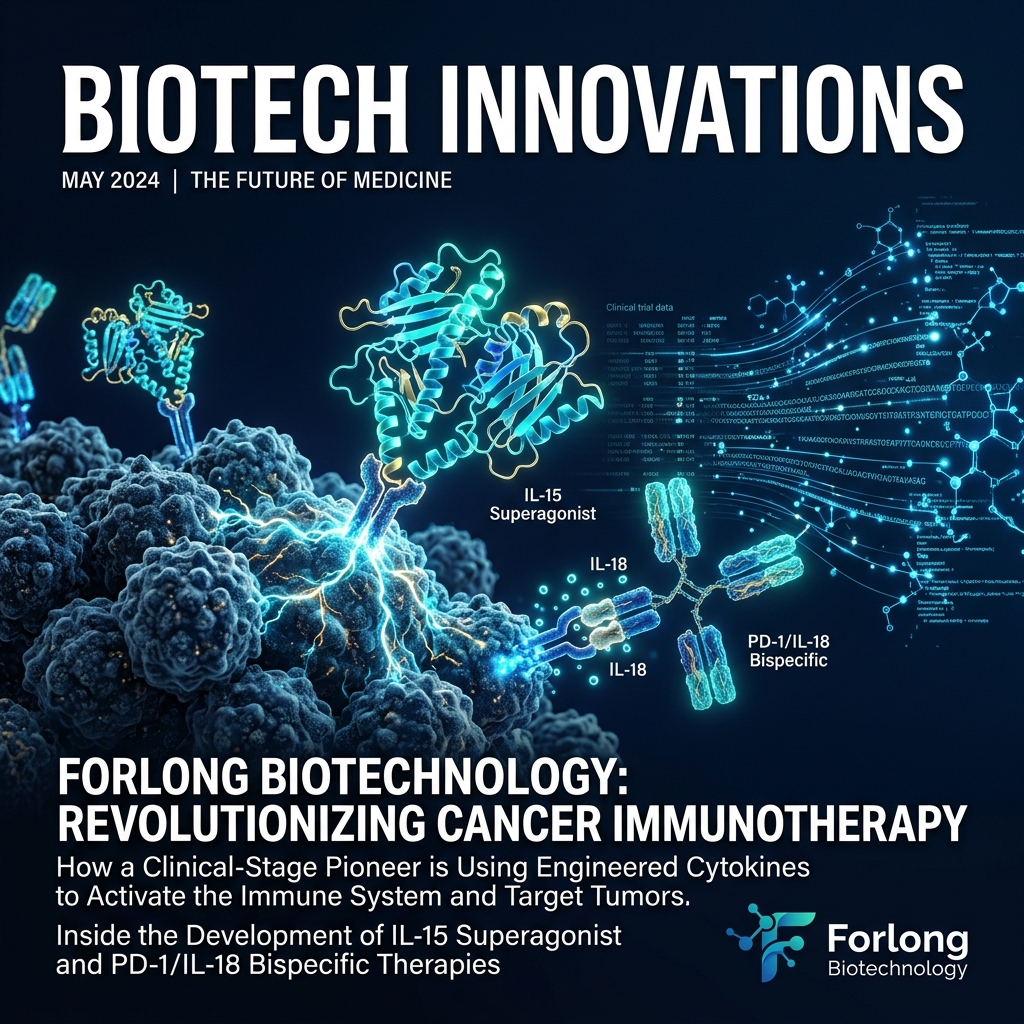 Forlong Biotechnology完成1.2亿元Pre-B轮融资：专注细胞因子抗癌疗法，核心管线即将进入关键临床阶段