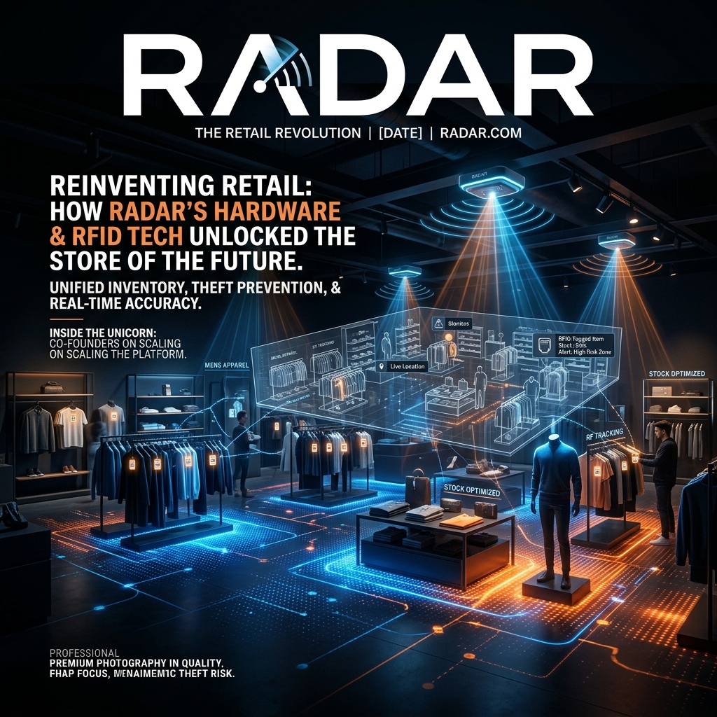 Radar 获 1.7 亿美元 B 轮融资，估值超 10 亿美元：用天花板上的 RFID 硬件精准管理零售库存，将订单取消率从 25% 降至 3%