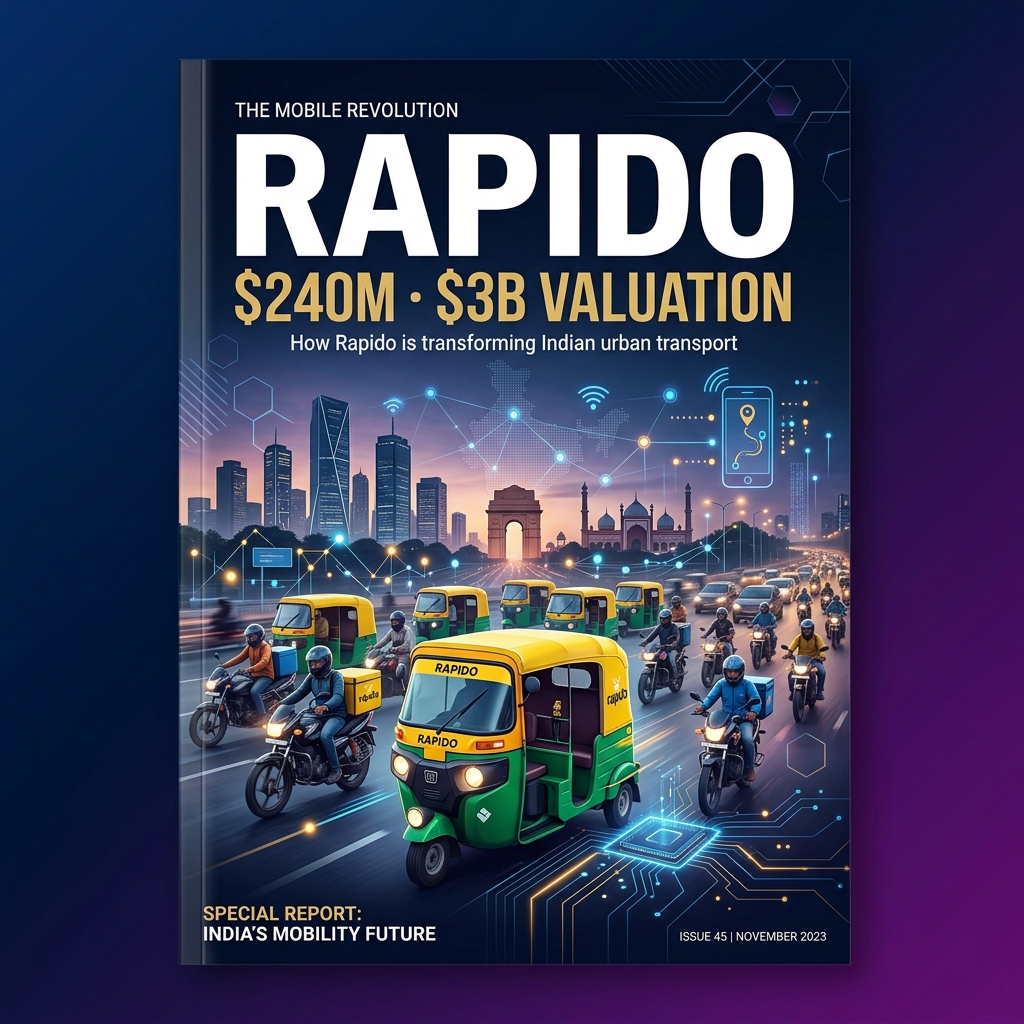 Rapido获2.4亿美元融资,Prosus领投:印度共享出行平台估值达30亿美元,挑战Uber与Ola
