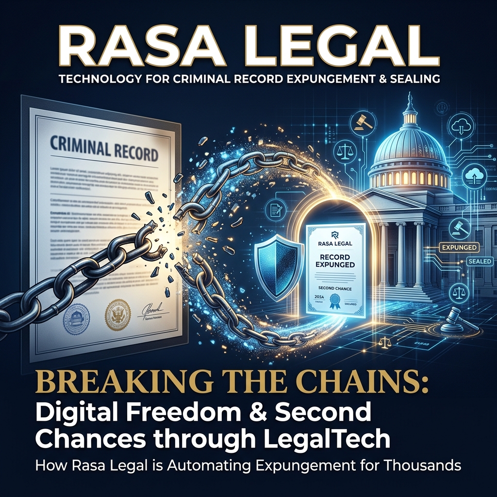 Rasa Legal 获 NextLadder Ventures 100万美元投资：用技术和法律专长帮助美国人清除犯罪记录，撬动数千万人的司法改革市场