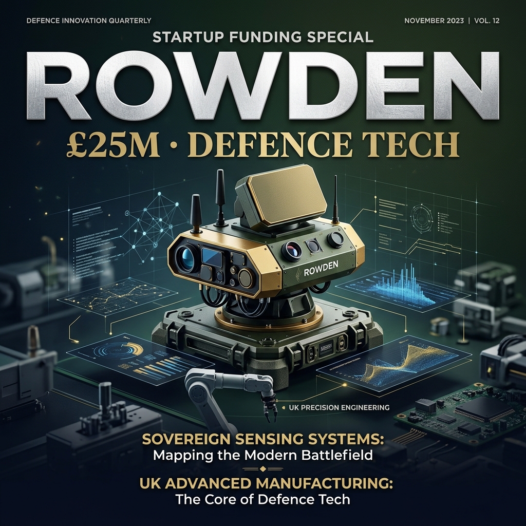 Rowden 获2500万英镑投资:英国国家财富基金首投国防安全领域,助力传感系统出口与500个新增岗位