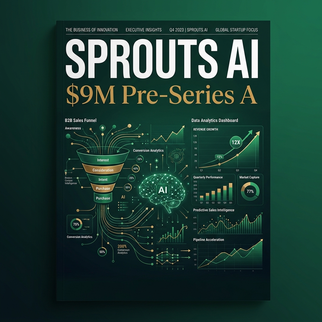 Sprouts AI 获 Pre-A 轮 900 万美元融资:AI 原生销售代理如何颠覆 B2B 获客流程
