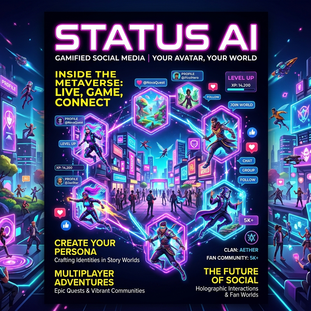 Status AI 获1700万美元种子轮及A轮融资：让Z世代“活”在故事里的AI社交平台