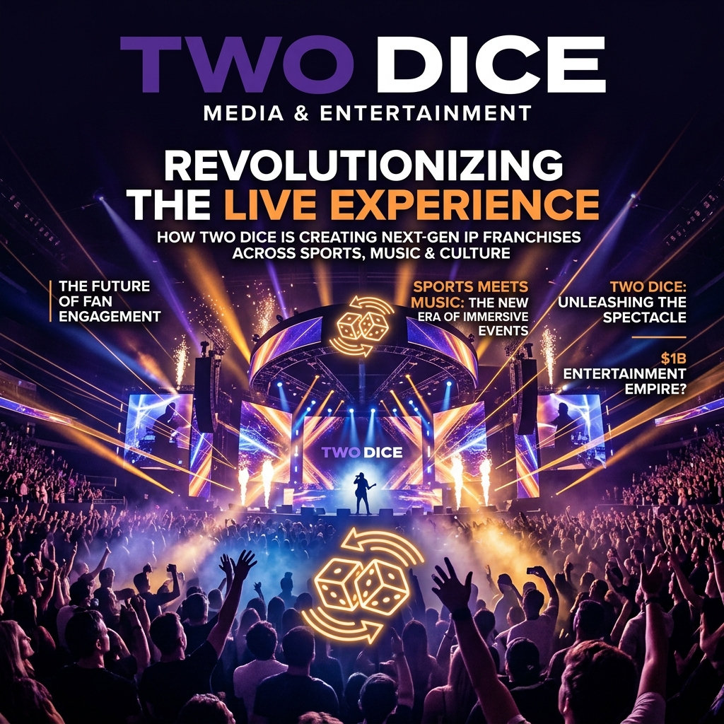 Two Dice 获 Oak View Group 战略投资：用 IP 驱动现场娱乐体验，打造可扩展的粉丝经济平台