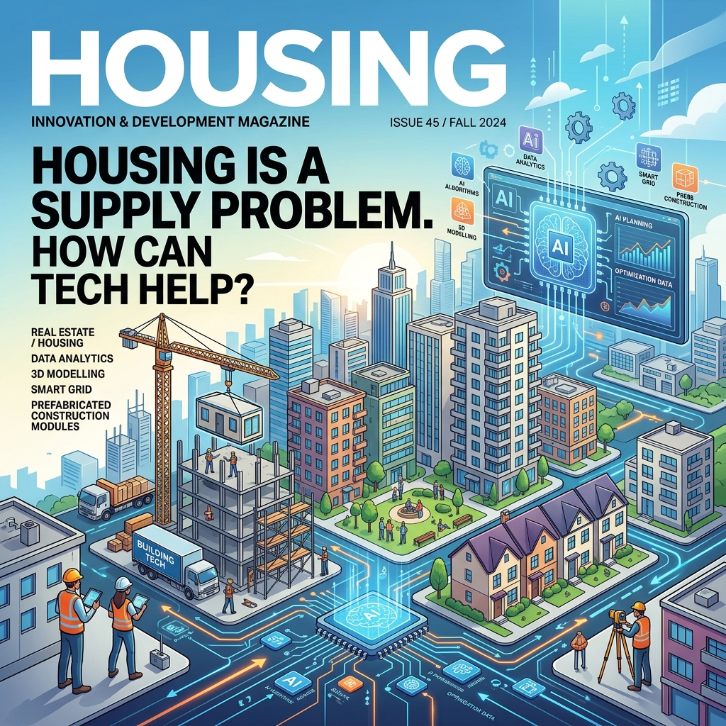 住房是一个供应问题。科技能如何提供帮助？