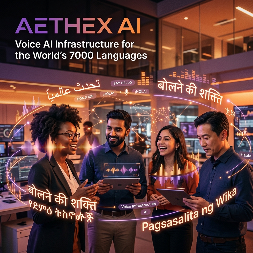 AethexAI 完成融资:当「下一个十亿用户」说的不是英语,语音AI的基础设施谁来重建