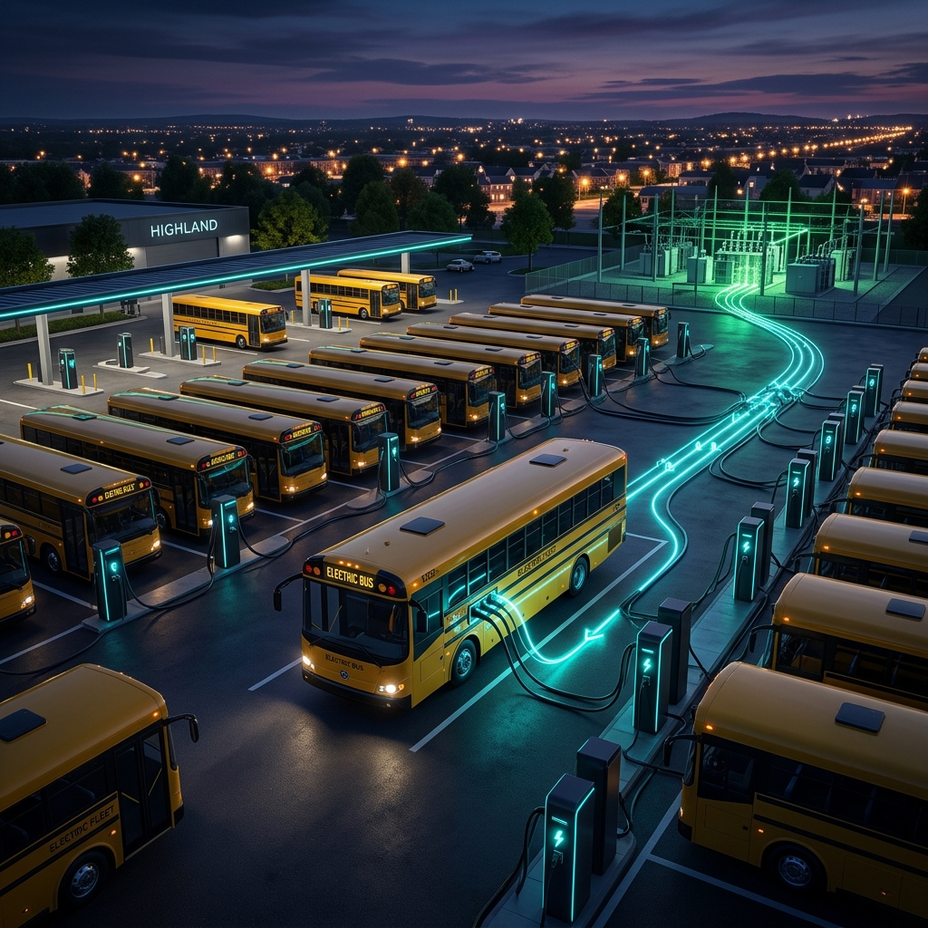 Highland Electric Fleets 获得 7500 万美元股权融资：当美国 50 万辆校车还在燃烧柴油，这家公司如何用”电动即服务”撬动最难啃的市场