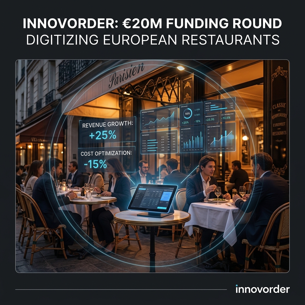 Innovorder 完成2000万欧元融资：当餐厅的数字化变成生死线，欧洲版「餐饮SaaS」如何用数据重写利润方程