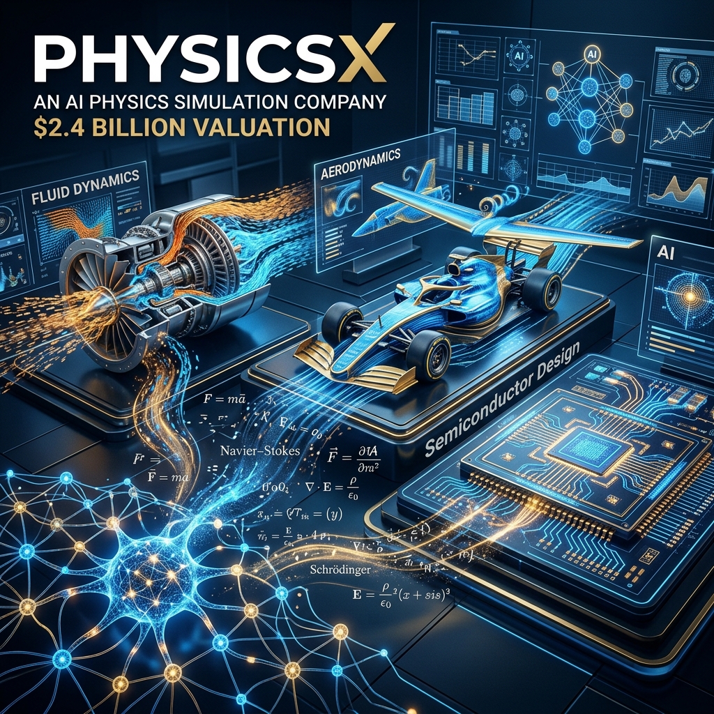 PhysicsX 完成 3 亿美元 C 轮融资，估值 24 亿美元：让 AI 替工程师做物理仿真，这门生意的天花板在哪里？