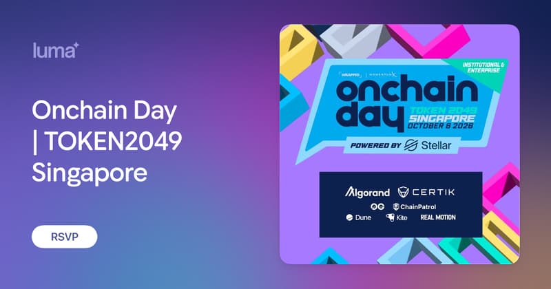 Onchain Day TOKEN2049 新加坡