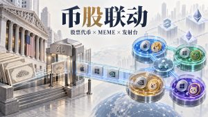 股票代币成为Memecoin底仓：四条链的币股联动实验与上市公司的商业边界