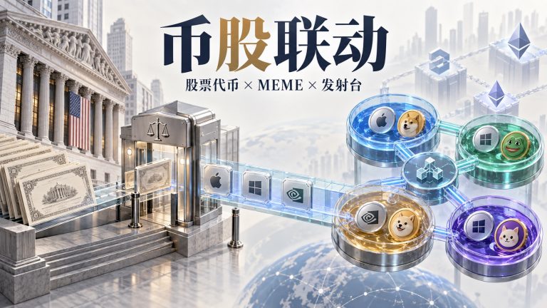 股票代币成为Memecoin底仓：四条链的币股联动实验与上市公司的商业边界