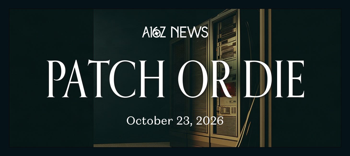 文章题图：Patch or Die