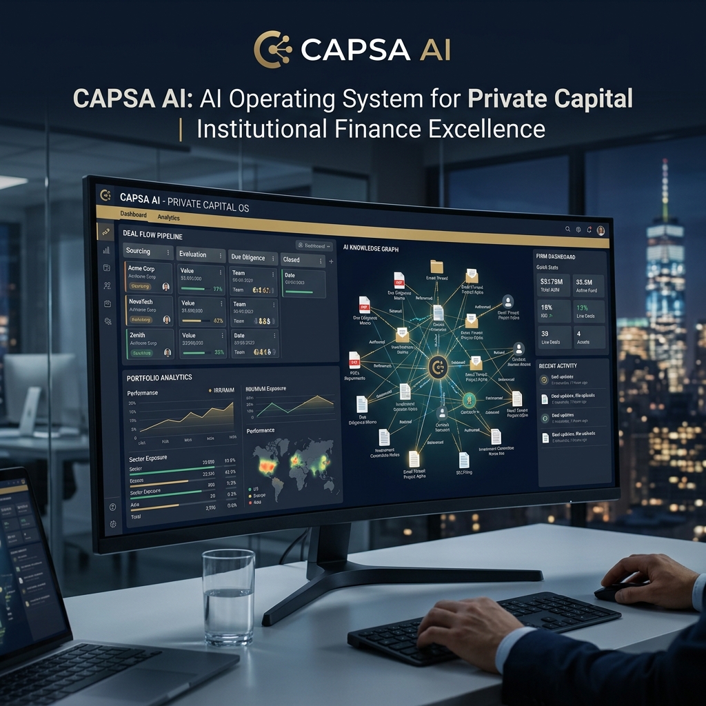 Capsa AI获1800万美元A轮融资，为私募资本打造AI操作系统