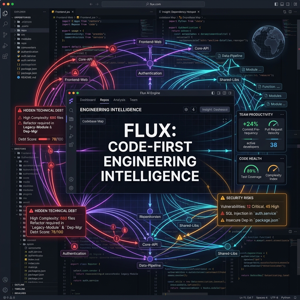 Flux 完成 500 万美元融资：当 AI 写的代码越来越多，谁来替 CTO 看清代码库的真相？