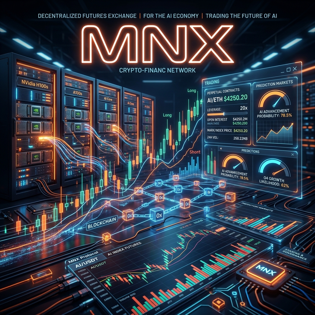 MNX 完成 640 万美元融资：当 GPU 算力有了「期货市场」，AI 的金融基础设施才刚刚开始