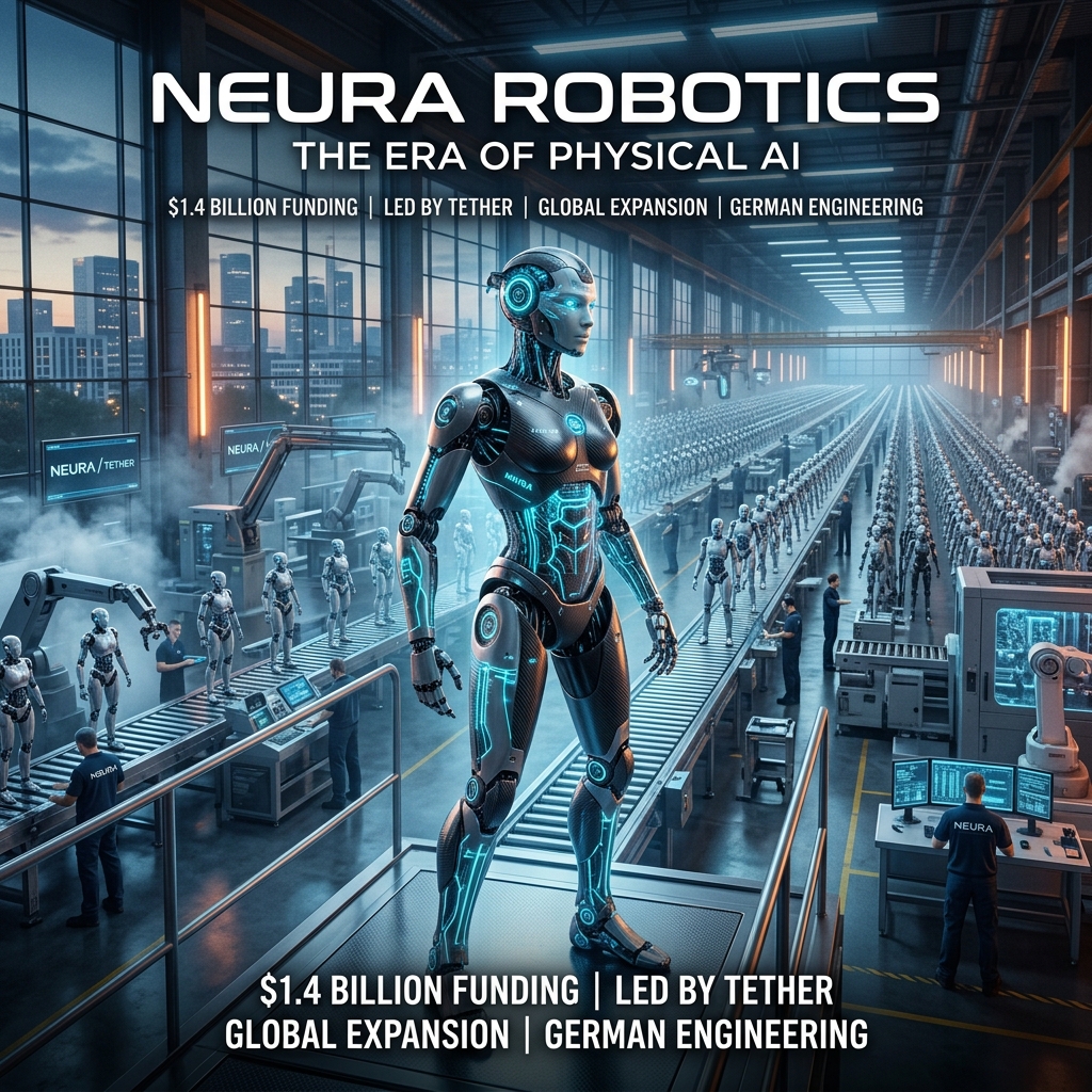 Neura Robotics 完成 14 亿美元 C 轮融资：全球最大稳定币公司为何押注一家德国机器人厂商？