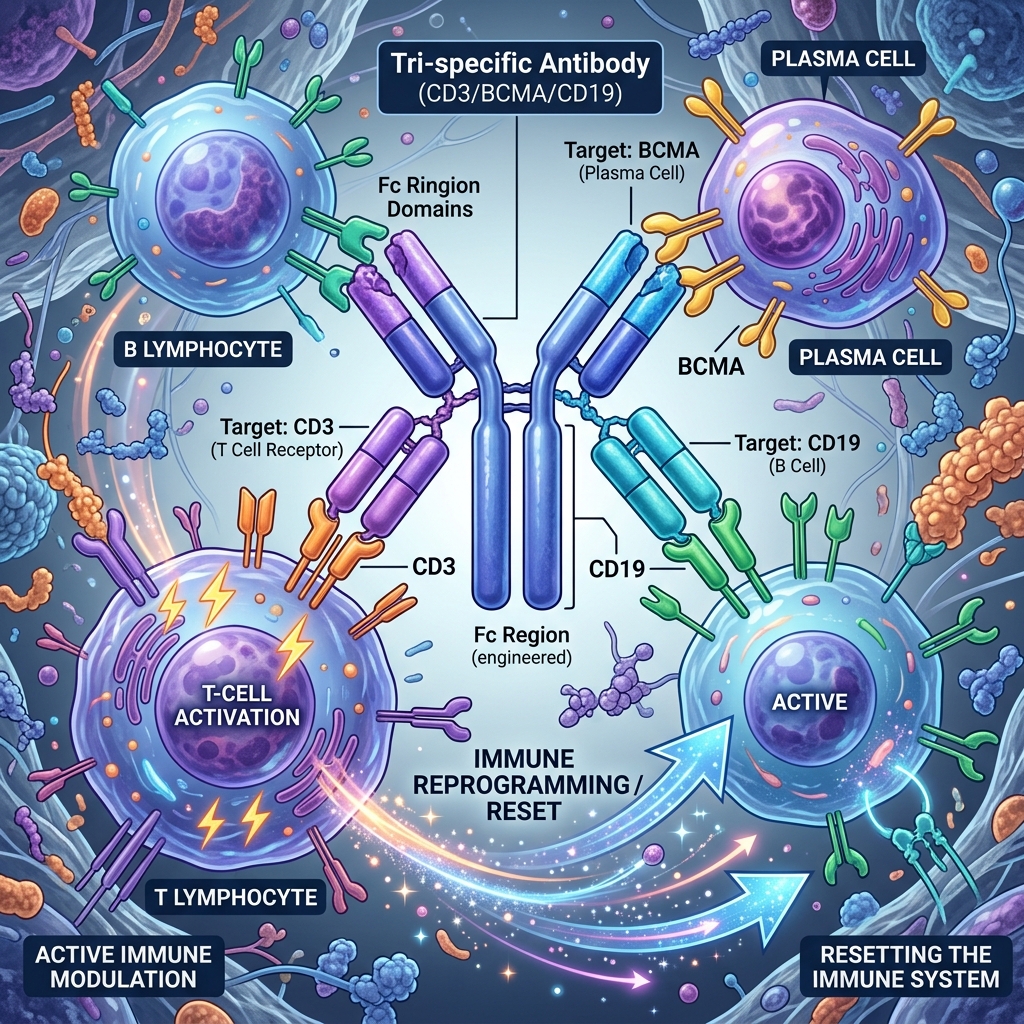 Oblenio Bio完成6200万美元Series B融资：当自免疫疾病遭遇药物抵抗，这家Pfizer领投创企如何用三特异性抗体“格式化”人体免疫系统？