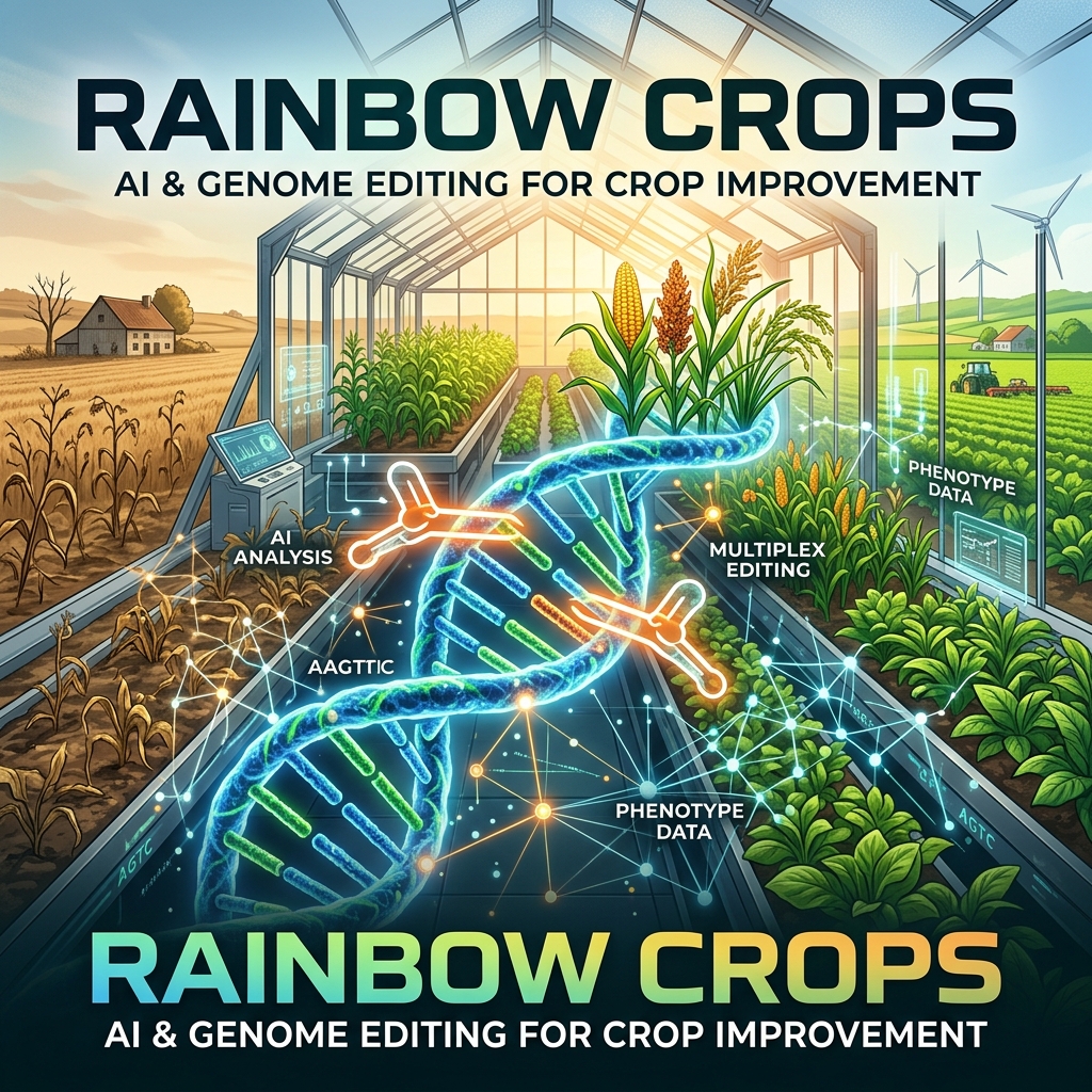 Rainbow Crops 种子轮融资 970 万欧元:当传统育种撞上物理极限,这家比利时公司用 AI+多重基因编辑重新定义作物改良