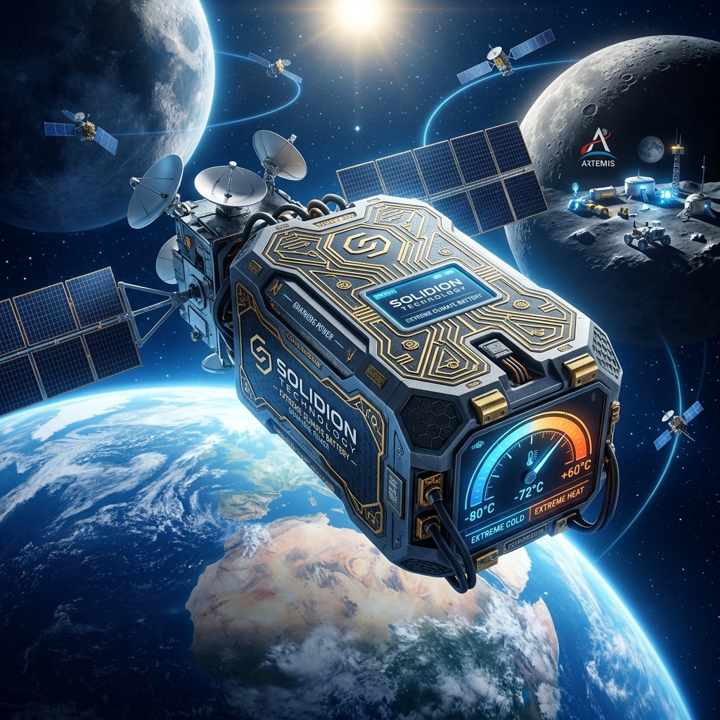 Solidion Technology 完成 3500 万美元融资：用石墨烯电池叩开太空经济的大门