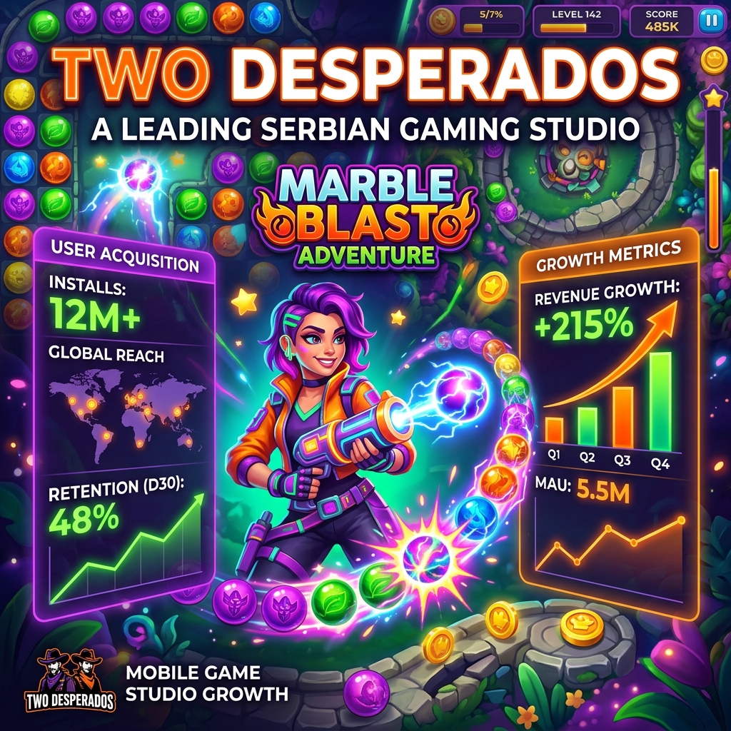 Two Desperados 获得 2000 万美元融资:不卖股权也能买用户,移动游戏融资的另一条路