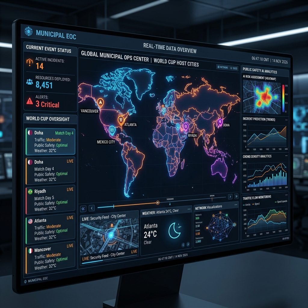 Peregrine 融资 2.5 亿美元估值冲至 68 亿：前 Palantir 团队如何用 AI 缝合城市“记忆碎块”，并接管世界杯的安全防线？